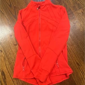 red lululemon define jacket